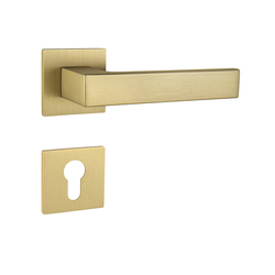 Klika na dveře TI - SQUARE - HR 4275Q 5S OLM - Zlatá matná (208)