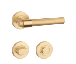 Klika na dveře SH - OVAL - R 1743 PRO 8 MM OLS - Mosaz broušená