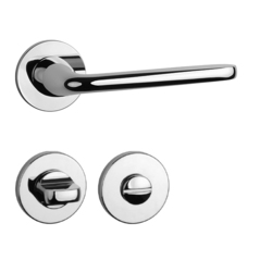 Klika na dveře AS - HIACYNTA - R 5S OC - Chrom lesklý