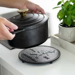 SN - PODLOŽKA POD HRNEC Černá matná