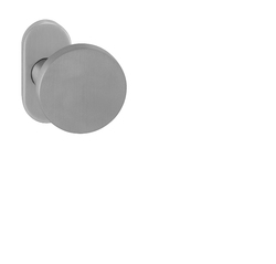 Koule na dveře MP - KOULE VYOSENÁ PEVNÁ PLOCHÁ - UOR BN - Broušená nerez