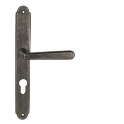 Klika na dveře NI - ALT WIEN Štít OGA - Antik šedá