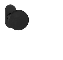 Koule na dveře MP - KOULE VYOSENÁ PEVNÁ PLOCHÁ - UOR BS - Černá matná