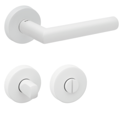 Klika na dveře TI - FAVORIT - R AP 2002 WS - Bílá matná (152)