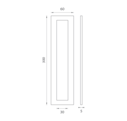 JNF - Mušle na sklo IN.16.559.A BN - Broušená nerez