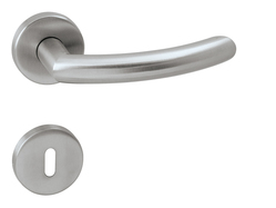 Klika na dveře WB - NERO 012 - R EPR BN - Broušená nerez