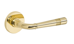 Klika na dveře TI - DIADEM - R 4009 5S OLV - Mosaz leštěná lakovaná (01)