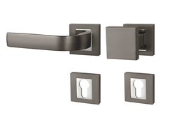 Klika na dveře MP - CYNTHIA - HR T/OC - Titan / chrom lesklý