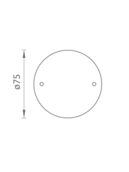 TI - Piktogram &quot;Dámy&quot; - kulatý BN - Broušená nerez (16)