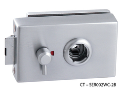 CT - 7000 Kování na skleněné dveře OCS - Chrom broušený