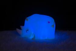 DHINK437-01 DHK - Silikonová noční lampička - Nosorožec 