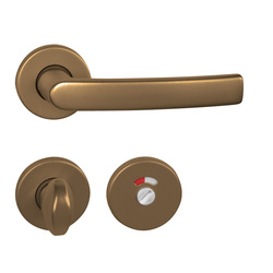 Klika na dveře BA - MIRA - R F4 - Bronz elox