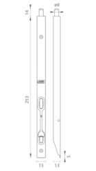 AGB - Zástrč F16 - H250 ONL - Nikl lesklý