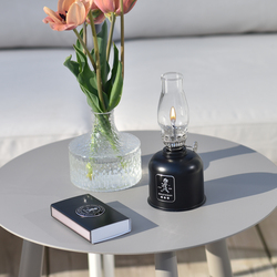 SN - OLEJOVÁ LAMPA Černá lesklá / stříbrný lesklý emblém