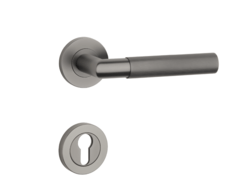 Klika na dveře SH - OVAL - R 1742 PRO 8 MM T PVD - Titan PVD