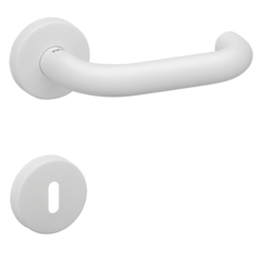 Klika na dveře TI - COSLAN - R AP 2000 WS - Bílá matná (152)