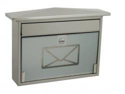 SA - POŠTOVNÍ SCHRÁNKA - RN 040585 Nerez / sklo