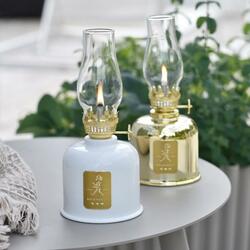 SN - OLEJOVÁ LAMPA Bílá lesklá / zlatý lesklý emblém