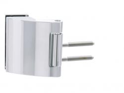 CT - CER203C - 2A Pár vertikálních pantů (sklo-zárubeň) OC - Chrom lesklý