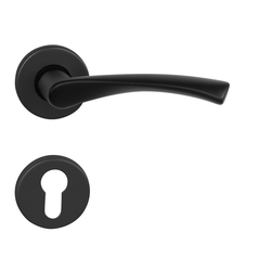 Klika na dveře BA - TORNADO - R BS - Černá matná