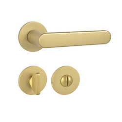 Klika na dveře TI - ROUND - R 3957 5S OLM - Zlatá matná (208)