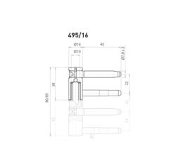OV - Pant nastavitelný vrchní 495/16 Bílý pozink