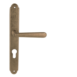 Klika na dveře NI - ALT WIEN Štít OBMP - Staromosaz matný lak