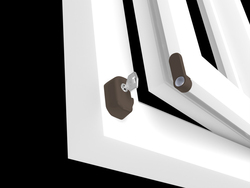 PD - Výsuvná západka s uzamykáním HNM.T - Hnědá matná tmavá (RAL8016)