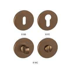 Rozeta ke klice MP - ROZETA - R S6 CUM - Měď matná