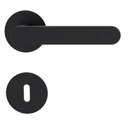 Klika na dveře GK - AVUS PIATTA S - R Grafit černá (28)