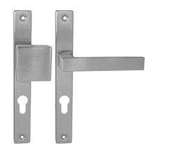 Klika na dveře MP - QUADRA - USH BN - Broušená nerez