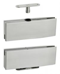 JNF - IN.81.200 Pružinový pivotový samouzavírací set s aretací BN - Broušená nerez