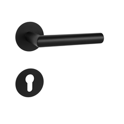 Klika na dveře MP - FAVORIT 22 - R 3SM BS - Černá matná