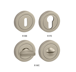 Rozeta ke klice TI - ROZETA - R dělená NP - Nikl perla (142)