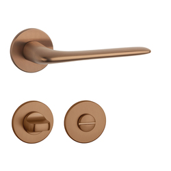 Klika na dveře AS - VIOLA - R 5S CUM PVD - Měď matná PVD