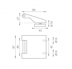 TI - Pant na sklo vertikální 3696 T - Titan (141)