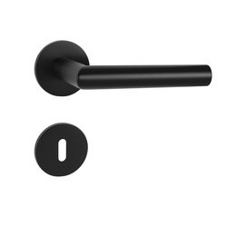 Klika na dveře TI - FAVORIT - R 2002 5S BS - Černá matná (153)