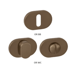 Rozeta ke klice MPK - ROZETA IMPRESSA - OR CUM - Měď matná