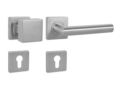 Klika na dveře MP - FAVORIT - HR BN - Broušená nerez