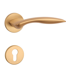 Klika na dveře AS - ROBINIA - R 7S OLS - Mosaz broušená