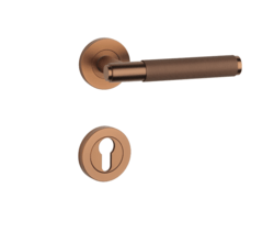 Klika na dveře SH - OVAL - R 1741 PRO 8 MM CUM PVD - Měď matná PVD