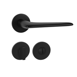 Klika na dveře TI - OPTIMAL - R 4164 5S BS - Černá matná (153)