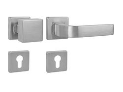 Klika na dveře MP - SUNNY - HR BN - Broušená nerez