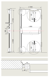 DK - PANIKOVÉ KOVÁNÍ PHA 1302 3-bodové zajištění Stříbrná