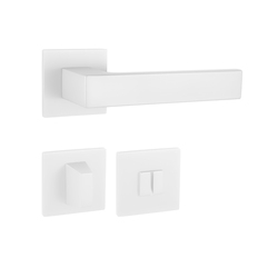 Klika na dveře TI - SQUARE - HR 4275Q 5S WS - Bílá matná (152)