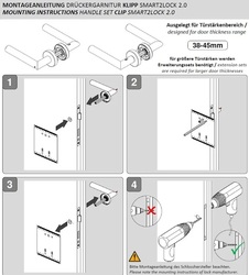 Klika na dveře GK - LUCIA - R BN - Broušená nerez (71)
