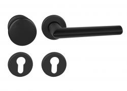 Klika na dveře BA - NEVADA - R BS - Černá matná