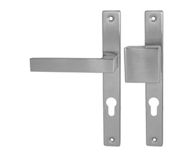 Klika na dveře MP - QUADRA - USH BN - Broušená nerez