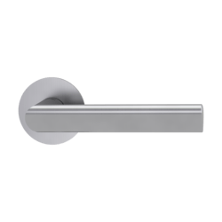 Klika na dveře GK - TRI 134 PIATTA S - R BN - Broušená nerez (71)