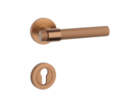 Klika na dveře SH - OVAL - R 1743 PRO 8 MM CUM PVD - Měď matná PVD